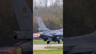 Belgian F16 with IMPRESSIVE afterburner afterburner f16 [upl. by Harrington111]