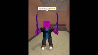 He DID NOT Like Ksi’s New Song 😭 roblox mm2 murdermystery2 memes funny shorts [upl. by Akeemaj]