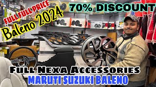 2024 Maruti Suzuki Baleno Nexa Genuine Accessories With 70 Discount ✅ Baleno Modification 2024 ✅ [upl. by Mou]