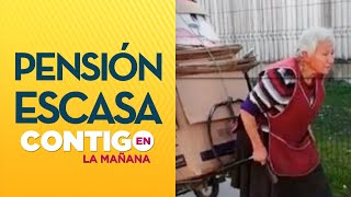 VENDE CARTONES PARA VIVIR Abuelita de 81 años conmovió con su historia de esfuerzo  La Mañana [upl. by Uhn]