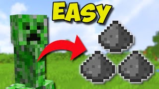 EASIEST AFK Gunpowder Farm In Minecraft  Creeper Farm Tutorial [upl. by Ailam]