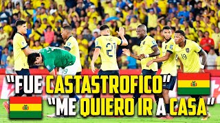 Asi REACCIONO la PRENSA BOLIVIANA a la APLASTANTE GOLEADA de ECUADOR REACCION [upl. by Goodspeed65]