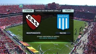 Fútbol en vivo Independiente  Racing Fecha 5 Torneo Primera División 2014 FPT [upl. by Radu485]