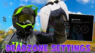 The BEST DEADZONE Settings for BETTER AIM PS4PS5XBOXPC Warzone 3 [upl. by Masao]