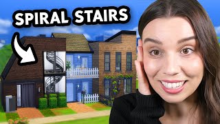 Building 3 townhouses FOR RENT in The Sims 4 [upl. by Annaillil]