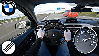 BMW F31 318d TOP SPEED DRIVE ON GERMAN AUTOBAHN🏎 [upl. by Marmawke]