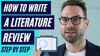 Literature Review  Step by Step Guide For Graduate Students  Prof David Stuckler [upl. by Kathlin]