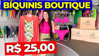 MODA PRAIA ESTILO BOUTIQUE EM GOIÂNIA  ATACADO LINDOS DEMAIS BIQUINIS MAIÔS E MAIS [upl. by Aistek]