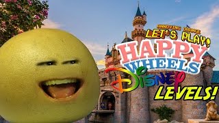 Grapefruit Plays  Happy Wheels DISNEY LEVELS [upl. by Kehsihba]