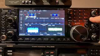 Weak signal reception – Icom IC 7610 transceiver [upl. by Babbette]