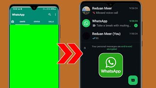 WhatsApp Sohbetleri Yeşil ve Gri Ekran Sorunu Nasıl Düzeltilir  2024 [upl. by Aylmer]