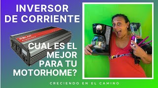 5 INVERSOR O CONVERTIDOR DE CORRIENTE 《 DE 12V A 220V o 110 》 Onda Pura  Modificada para Motorhome [upl. by Carlina]