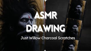 ASMRDrawing using CharcoalNo Talking [upl. by Joanne]