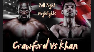 Terence Crawford Vs Amir Khan Highlights 2023 [upl. by Kataway]