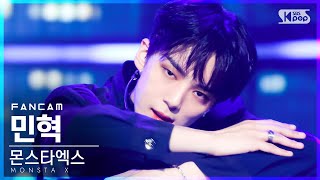 안방1열 직캠4K 몬스타엑스 민혁 GAMBLER MONSTA X MINHYUK FanCam│SBS Inkigayo20210613 [upl. by Kaela457]