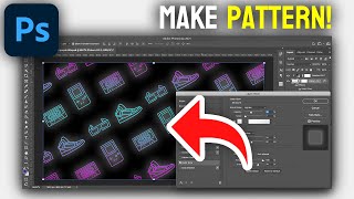 How to Make Pattern in Photoshop  Full Guide [upl. by Leuqim]