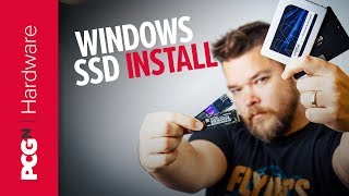 How to install Windows on your new SSD  OS install [upl. by Ignatia327]