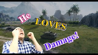 He LOVES To Do Damage 3 Wot Replays [upl. by Ettesus]