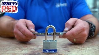 Breaking a Padlock with Wrenches Man Hacks [upl. by Anailli318]