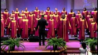 The Central State University Chorus singing God Cares [upl. by Hayifas]