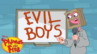 EVIL Boys 🎶  Phineas and Ferb  Disney XD [upl. by Nivanod636]