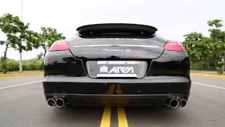 Porsche 970 Panamera fitted with Armytrix Xpipe Catback Valvetronic Exhaust BEAST MODE [upl. by Webb]