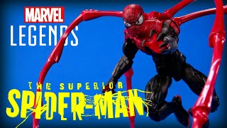 Marvel Legends Superior SpiderMan Celebrating 85 Years Hasbro Action Figure Review [upl. by Banks]