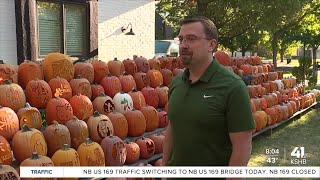 Overland Park pumpkin house dazzles Halloween fans with over 300 carvings [upl. by Nwad]