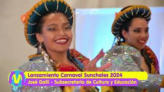 Lanzamiento Carnaval Sunchales 2024 [upl. by Lissie]