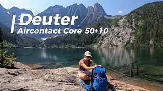 Deuter Aircontact Core 50  10 L Backpack Review [upl. by Kong]