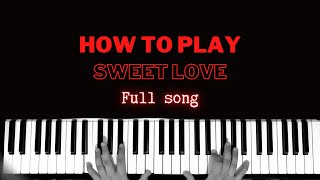 Sweet Love  Anita Baker  Full Piano Tutorial Accompaniment Karaoke Backing Track Cover Chords [upl. by Colburn]