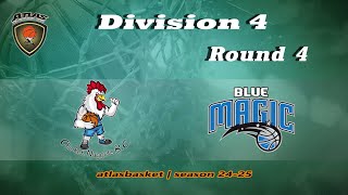 Atlasbasket  Div 4Round 4  CHICKEN NUGGETS vs BLUE MAGIC [upl. by Nonnerb730]