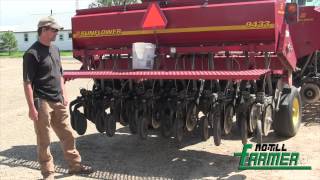 Scott Ravenkamp Sunflower Drill NoTills Cereals Oats Proso Millet [upl. by Tubb]