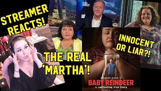 STREAMER REACTS Baby Reindeers REAL Martha Piers Morgan Interview babyreindeer piersmorgan [upl. by Noemad]