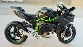 Kawasaki Ninja H2R My New 112 Maisto Diecast Model  Looks Realistic [upl. by Newman]