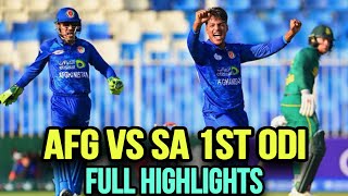 AGF vs SA 1st odi full highlights  Afghanistan vs South Africa 1st odi match 2024 highlight [upl. by Onaicilef664]