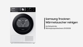 Samsung Trockner Wärmetauscher reinigen [upl. by Brannon]