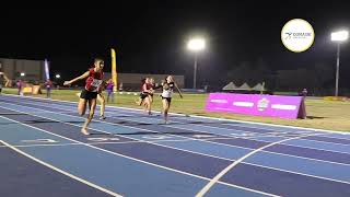 Atletismo  Nacionales CONADE 2023 Final 100 m planos femenil sub20 [upl. by Llerrem]