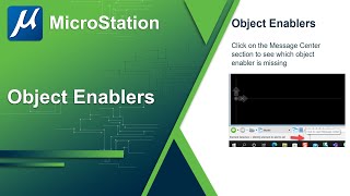 Working with DWG files in MicroStation  Part 6 Object Enablers [upl. by Dewey]