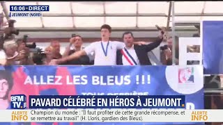 Jeumont acclame son héros Benjamin Pavard [upl. by Ahsilif]