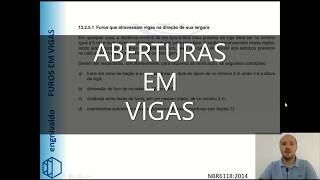 Aberturas em Vigas [upl. by Ecinahc]