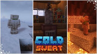 Cold Sweat Minecraft Mod Showcase  A Really Cool Temperature Mod  Forge 12011211 [upl. by Tilden]