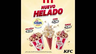 KF HELADERÍA KFC CO BRANDING HELADERÍAS GALAK 2024 POST [upl. by Ycniuqal]