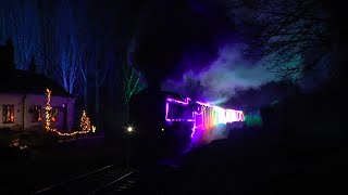 The Train Of Lights On The Severn Valley Railway 2020 [upl. by Gabler]