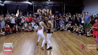 Pablo amp Raquel  Bachata workshop  Summer Sensual Days 2018 [upl. by Ahsaercal]