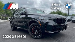 2024 BMW X5 M60i  Whats New  Video Walkaround [upl. by Ardine]