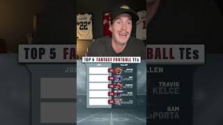 TOP 5 Tight Ends to Draft for the 2024 Fantasy Football Season [upl. by Trin]