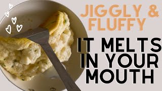 How to Make a Soufflé Omelette that super FLUFFY and JIGGLY souffleomelette fluffly egg omelette [upl. by Letreece]