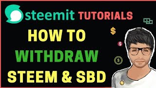 How to Withdraw STEEM and SBD  Hindi [upl. by Wells]