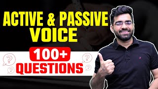 100 Exam Oriented Practice Questions  Active Passive Voice  SSC BANK NDA CDS  Tarun Grover [upl. by Boru]